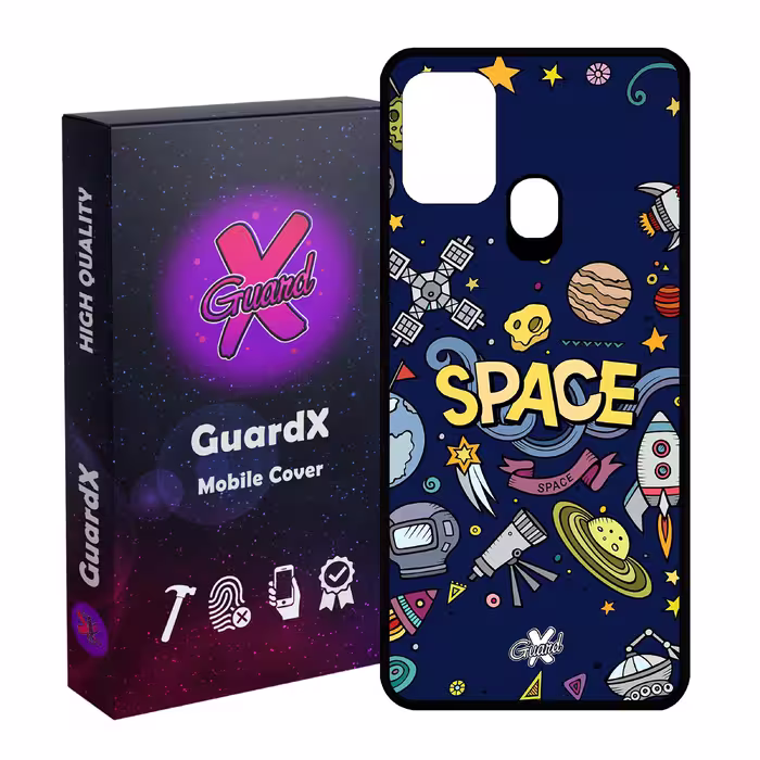 کاور گارد ایکس طرح Galaxy مدل Glass10009 مناسب برای گوشی موبایل سامسونگ Galaxy M31 / M31 Prime / F41