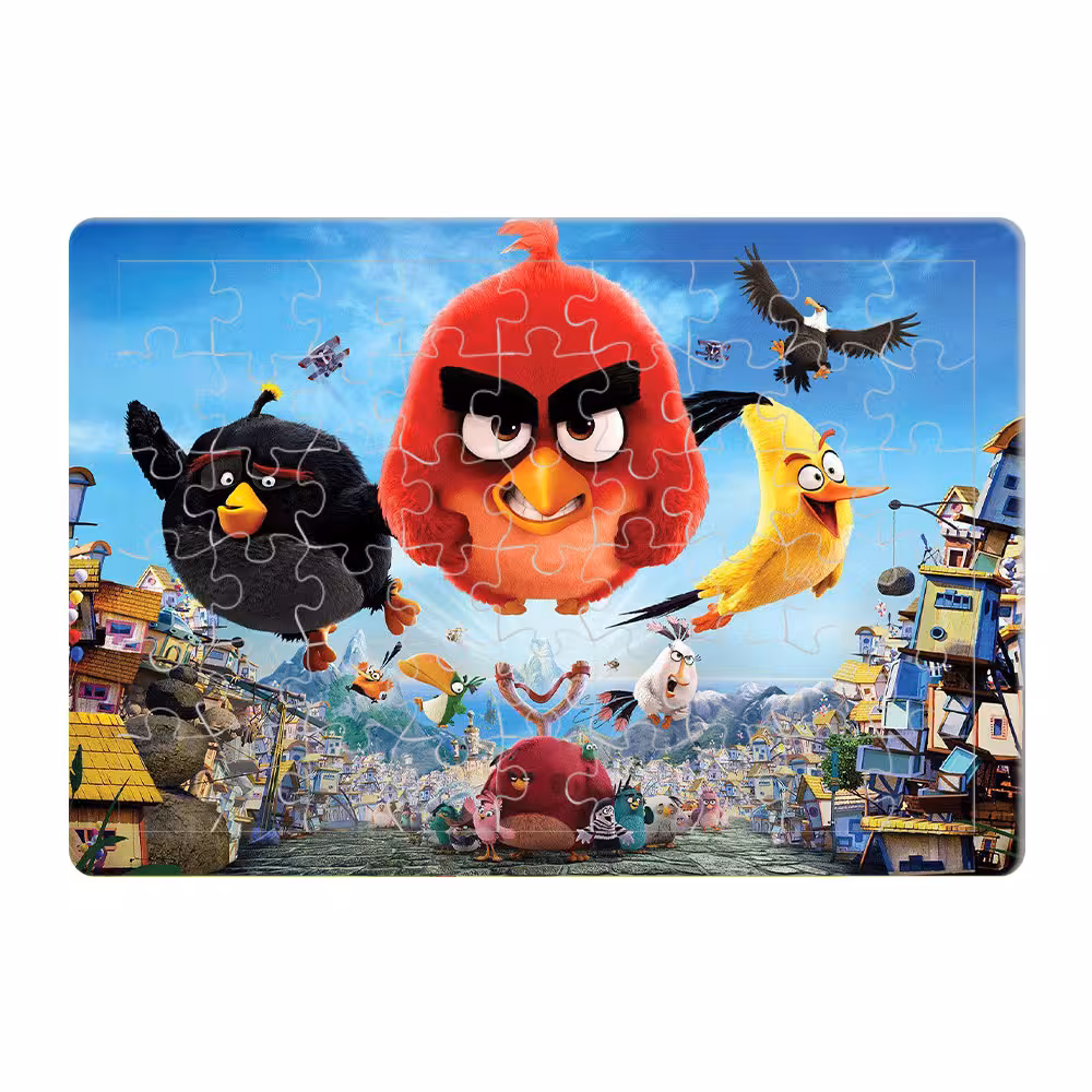 پازل 54 تکه طرح Angry Birds مدل P125