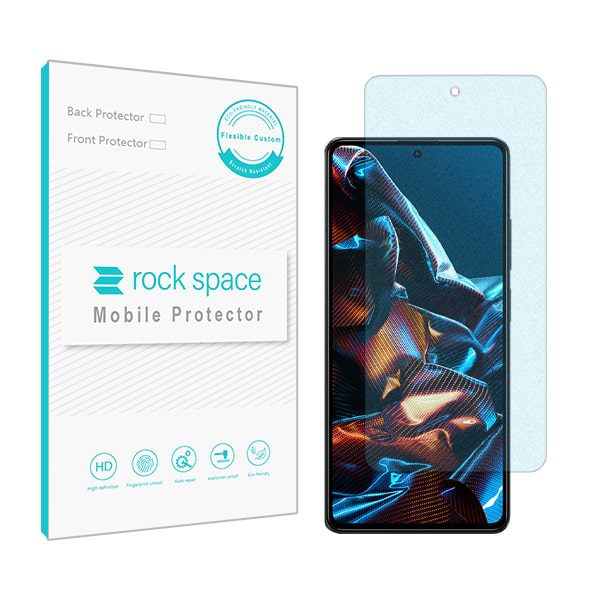 گلس شیائومی POCO X5 Pro مدل نانو هیدروژل مات آنتی بلو برند راک اسپیس کد S
