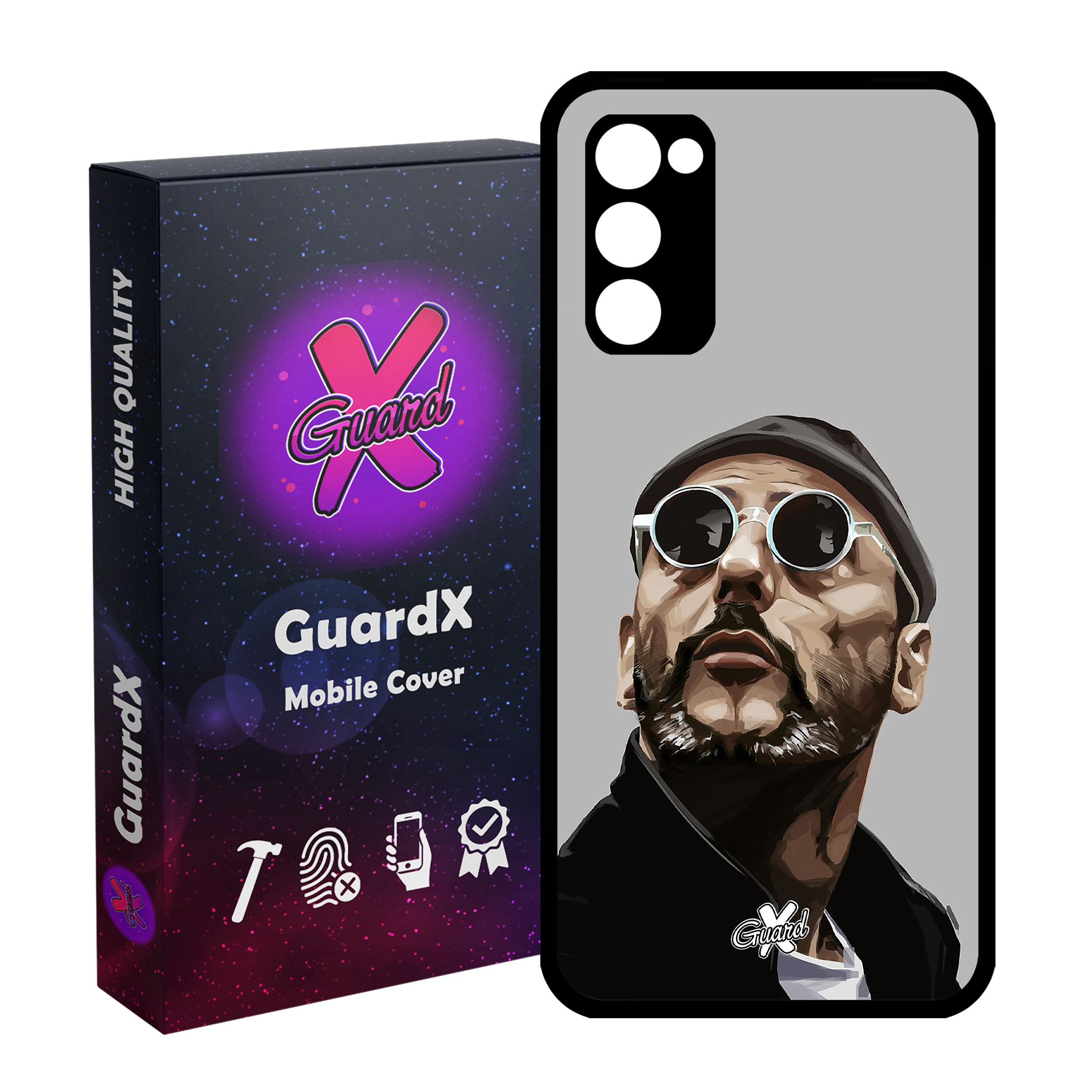 کاور گارد ایکس طرح Leon مدل Glass10108 مناسب برای گوشی موبایل سامسونگ Galaxy S20 FE