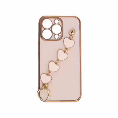 کاور مدل زنجیری طرح قلب مناسب برای گوشی موبایل اپل IPHONE 13PROMAX