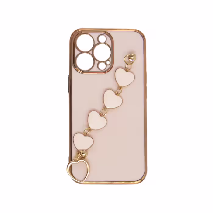کاور مدل زنجیری طرح قلب مناسب برای گوشی موبایل اپل IPHONE 13PROMAX