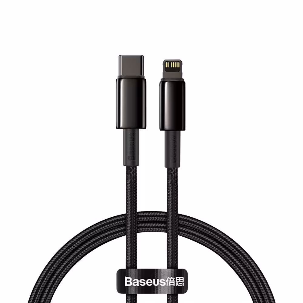 کابل تبدیل usb-c به لایتنینگ بیسوس مدل CATLWJ-01 طول 1 متر