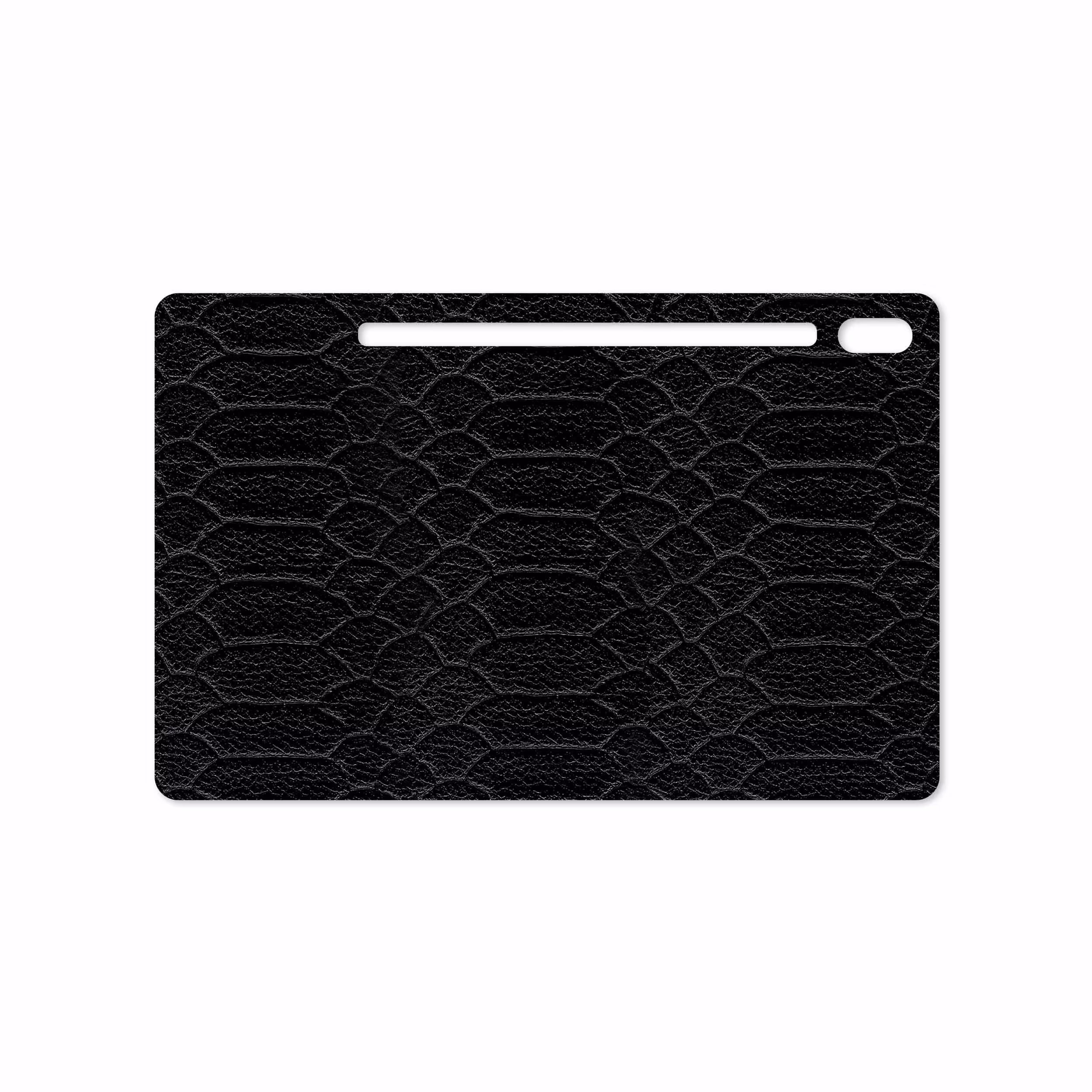 برچسب پوششی ماهوت مدل Black-Snake-Leather مناسب برای تبلت سامسونگ Galaxy Tab S6 2019 SM-T865