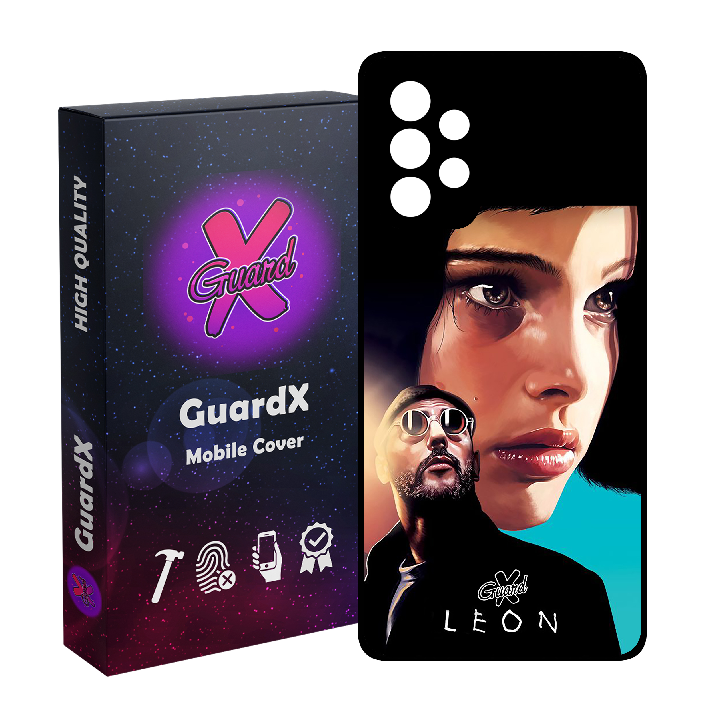 کاور گارد ایکس طرح Leon مدل Glass10322 مناسب برای گوشی موبایل سامسونگ Galaxy A53