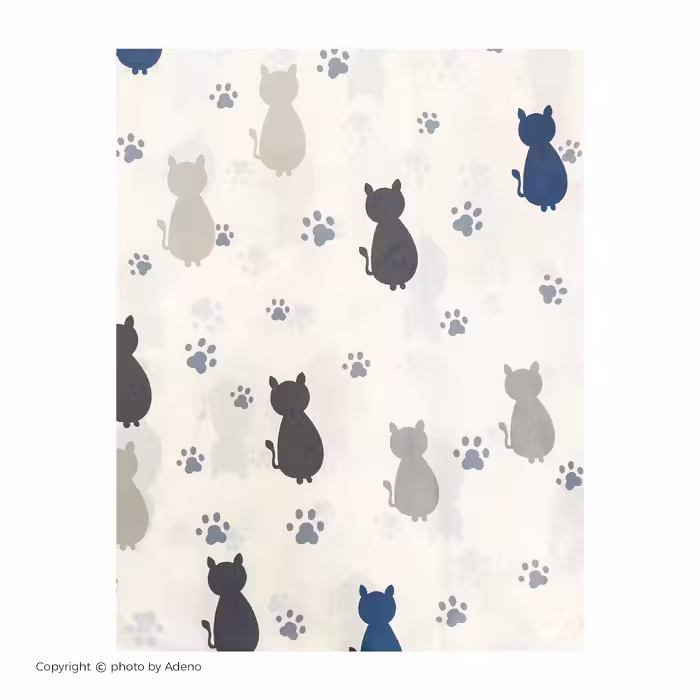 ملحفه آدنو مدل Cat کد IR49 یک نفره سایز 120x200 سانتی متر