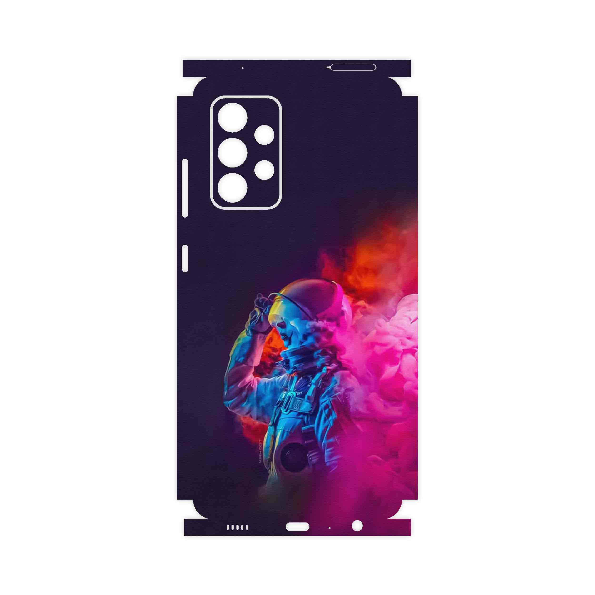 برچسب پوششی ماهوت مدل Smoke Rainbow Digital Art 1-FullSkin مناسب برای گوشی موبایل سامسونگ Galaxy A52s 5G