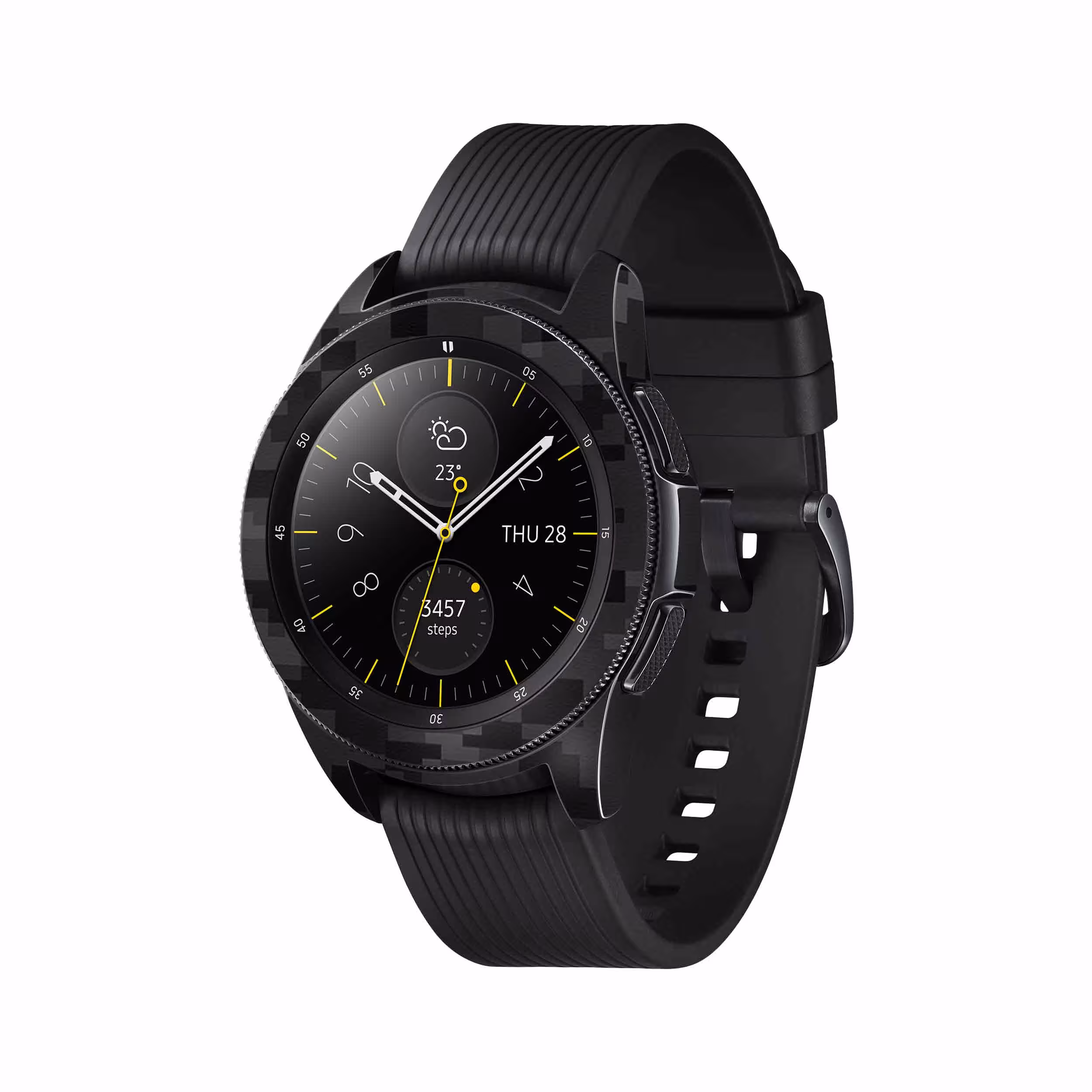 برچسب ماهوت طرح Night-Army-Pixel مناسب برای ساعت هوشمند سامسونگ Galaxy Watch 42mm