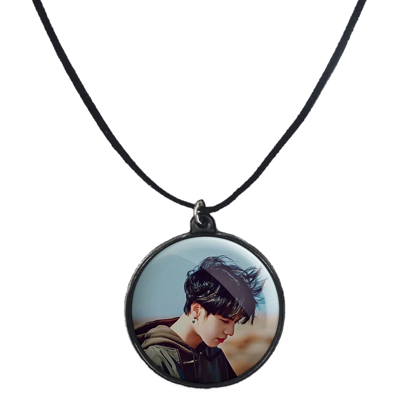 گردنبند پرمانه طرح GOT7 کد pmb.19163 مدل دو طرفه