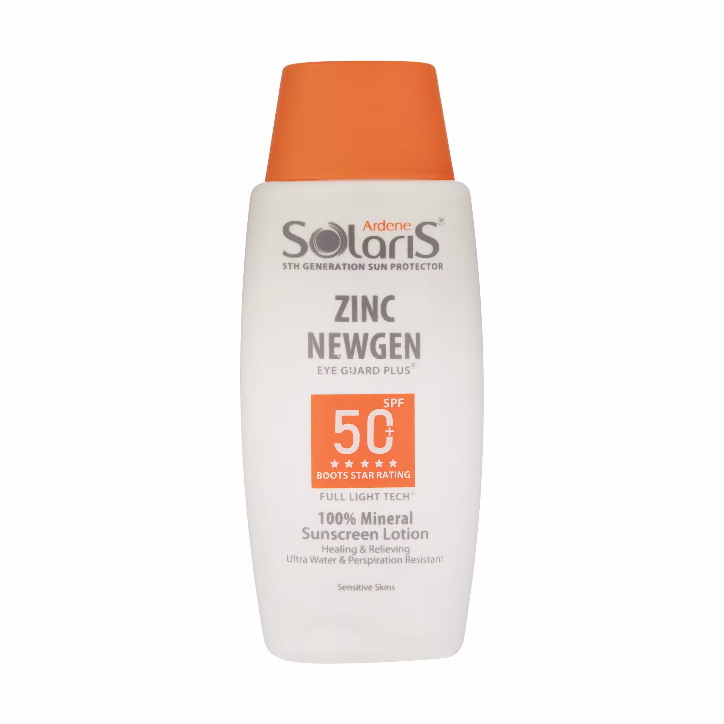 لوسیون ضد آفتاب فیزیکال آردن سولاریس مدل Zinc Newgen با +SPF50 مناسب پوست حساس حجم 100 میلی لیتر
