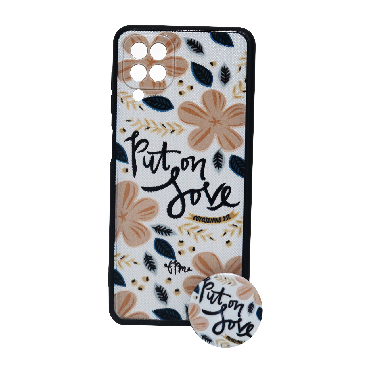 کاور کد 17024 مناسب برای گوشی موبایل سامسونگ GALAXY A12 به همراه پایه نگهدارنده