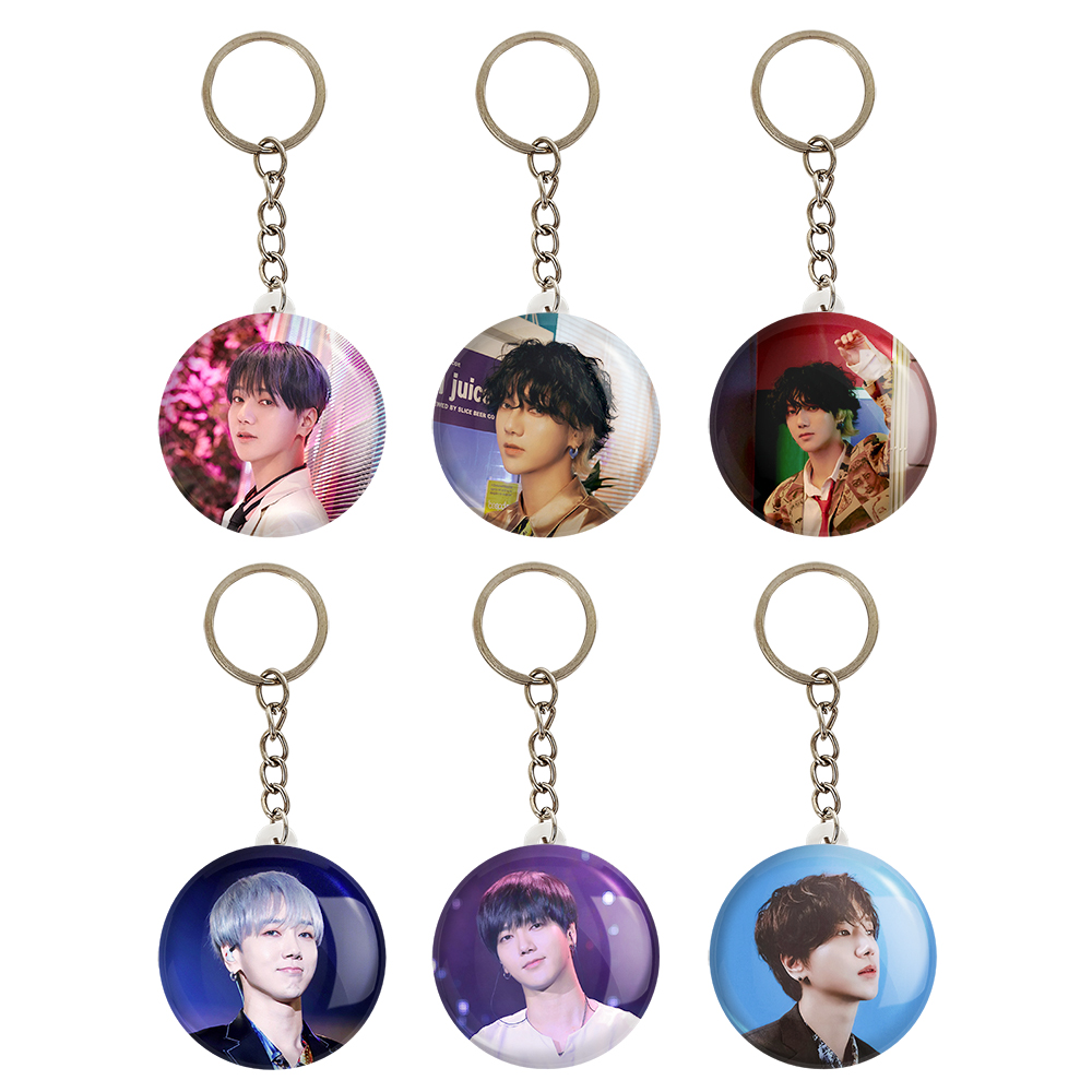 جاکلیدی خندالو مدل یسونگ گروه سوپر جونیور Super Junior کد 1291A مجموعه 6 عددی