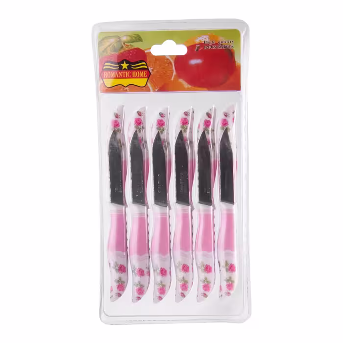 کارد میوه خوری رمانتیک هوم کد 1070 بسته 12 عددی
