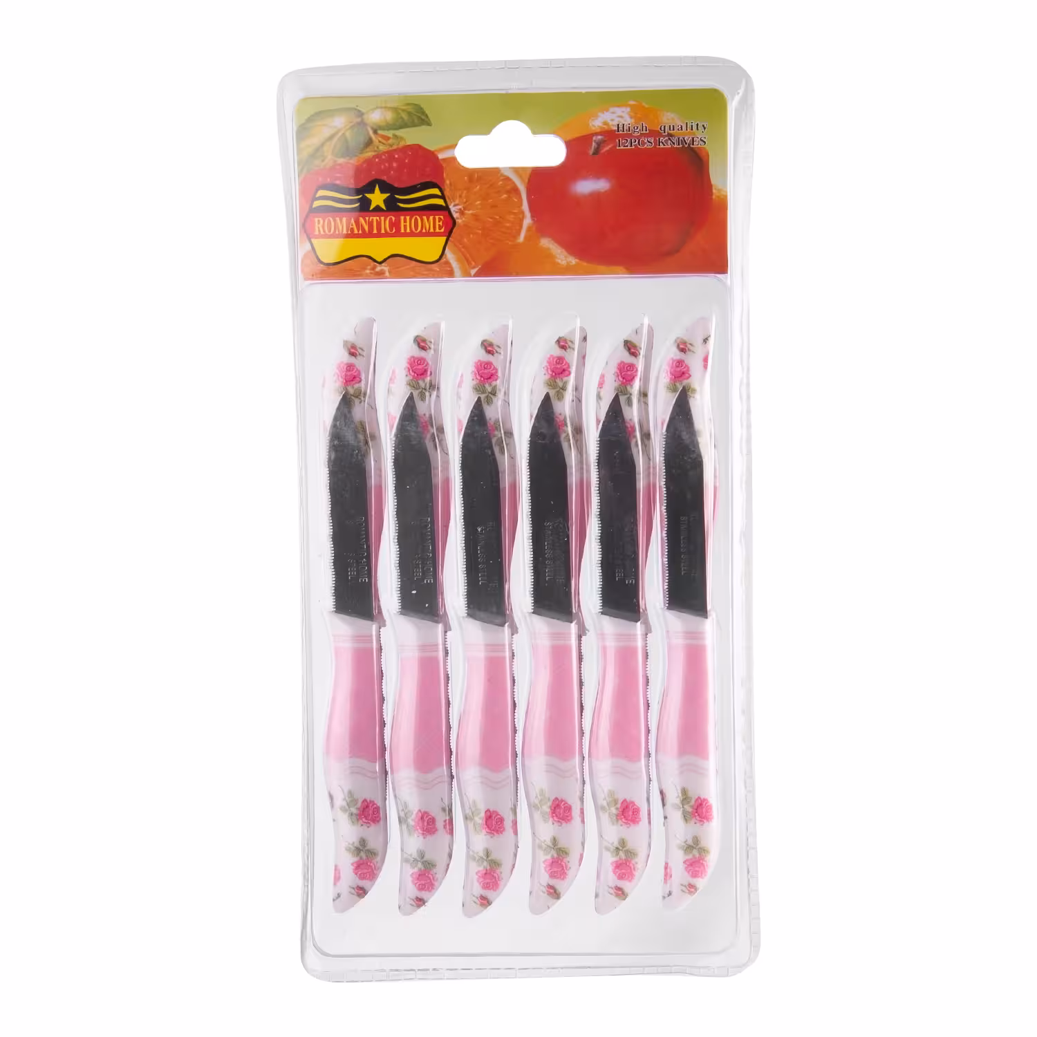 کارد میوه خوری رمانتیک هوم کد 1070 بسته 12 عددی