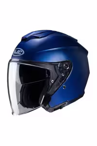 کلاه کاسکت موتورسیکلت آبی I30 Half Halmet Metallic Blue Xlarge برند کره اچ جی سی HJC
