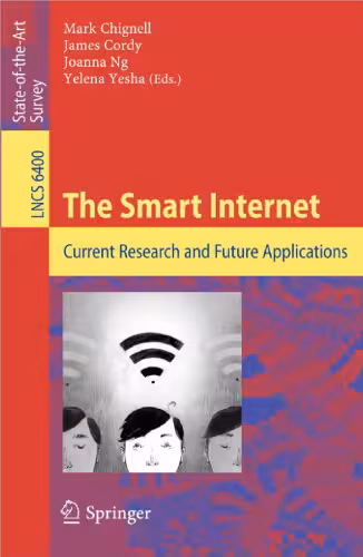 خرید و دانلود نسخه کامل کتاب The Smart Internet: Current Research and Future Applications