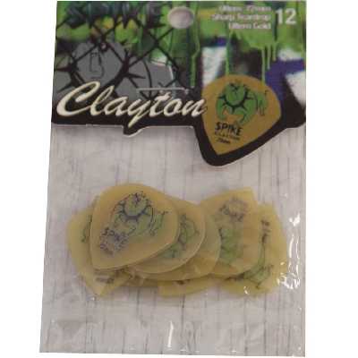 پیک گیتار الکتریک کلایتون مدل Mini Spike 0.72 میلیمتری بسته دوازده عددی