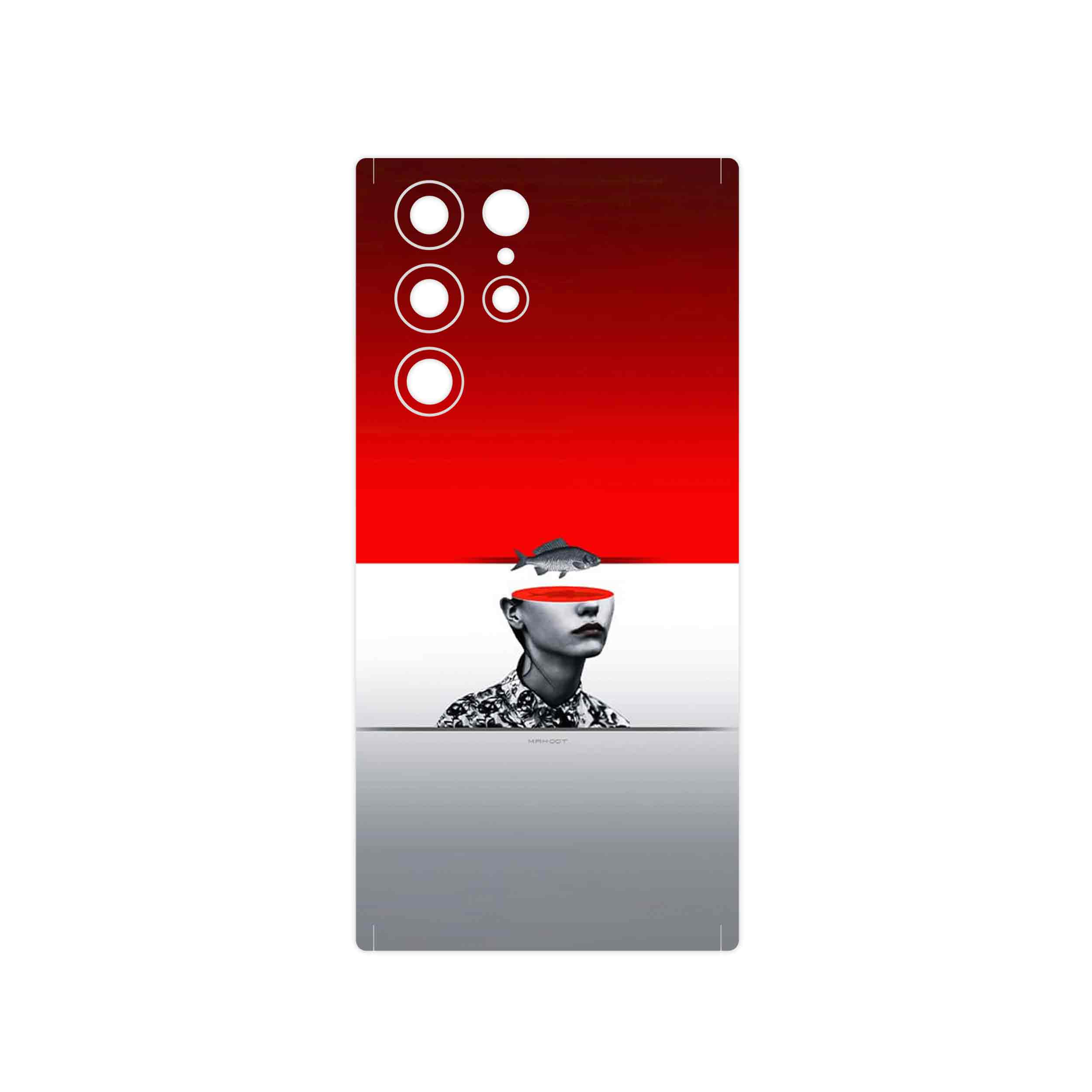 برچسب پوششی ماهوت مدل Collage of surreal Portrait of Women 1 مناسب برای گوشی موبایل سامسونگ Galaxy S22 Ultra 5G