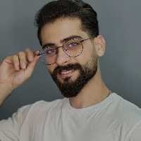 عینک طبی مردانه مشکی چندضلعی بلوکات برند پلیس
