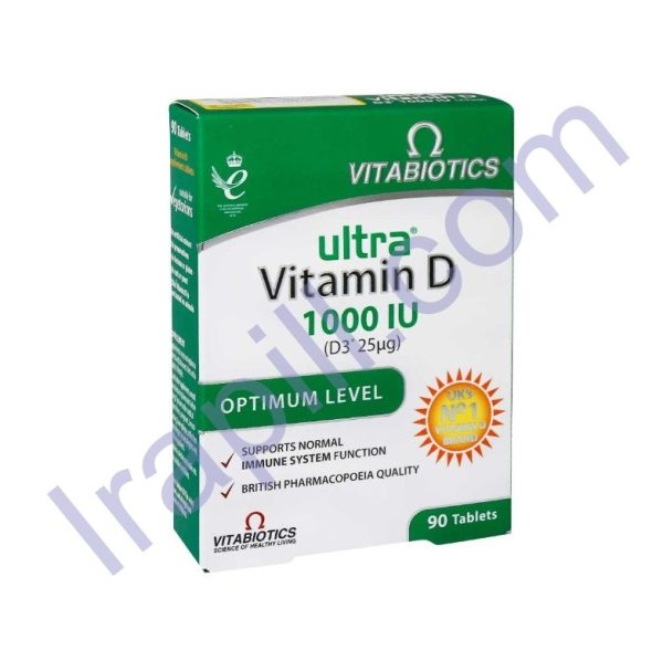 قرص اولترا ویتامین D3 ویتابیوتیکس 90 عدد