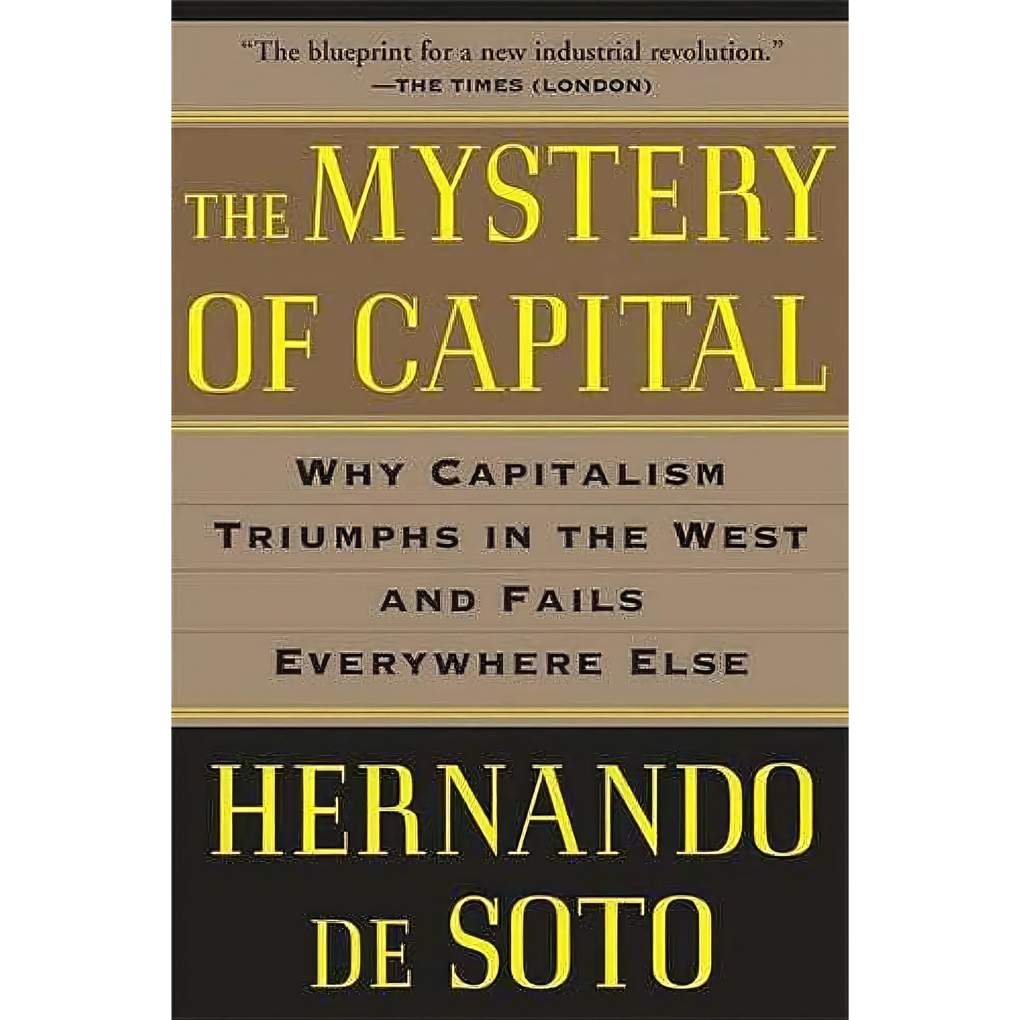 کتاب The Mystery of Capital اثر Hernando de Soto انتشارات Basic Books