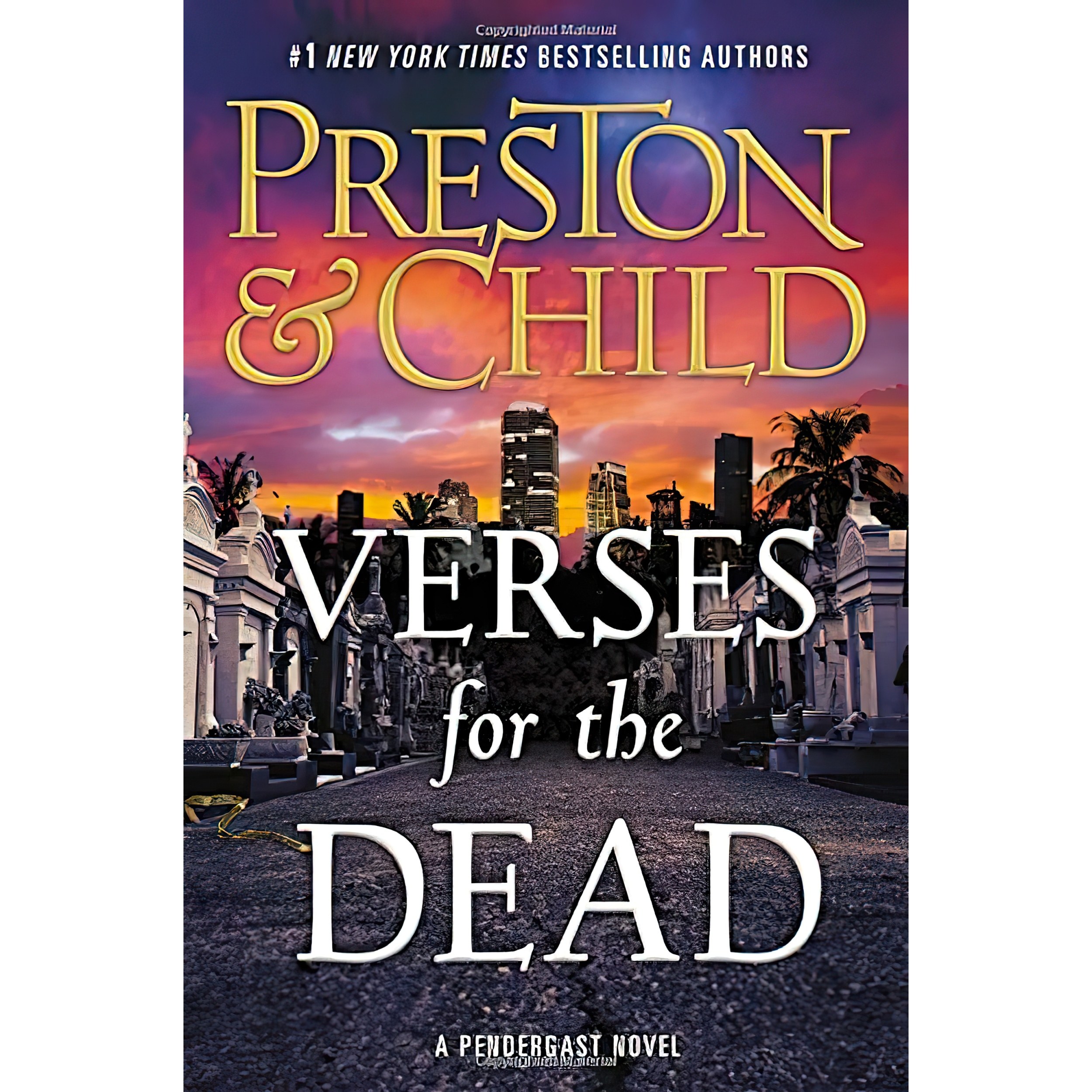 کتاب زبان اصلی Verses for the Dead Agent Pendergast Series