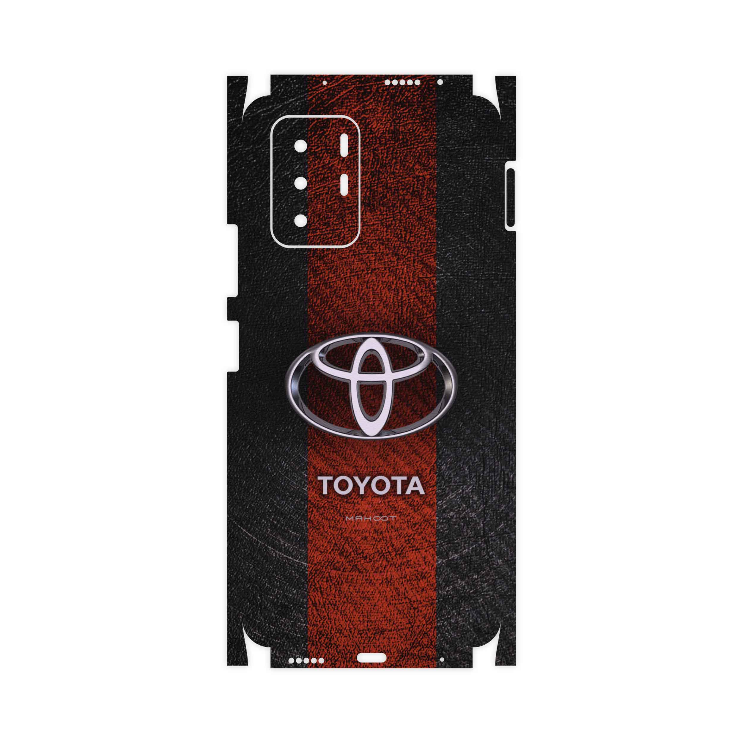 برچسب پوششی ماهوت مدل TOYOTA-Logo-FullSkin مناسب برای گوشی موبایل شیائومی Redmi Note 10 Pro