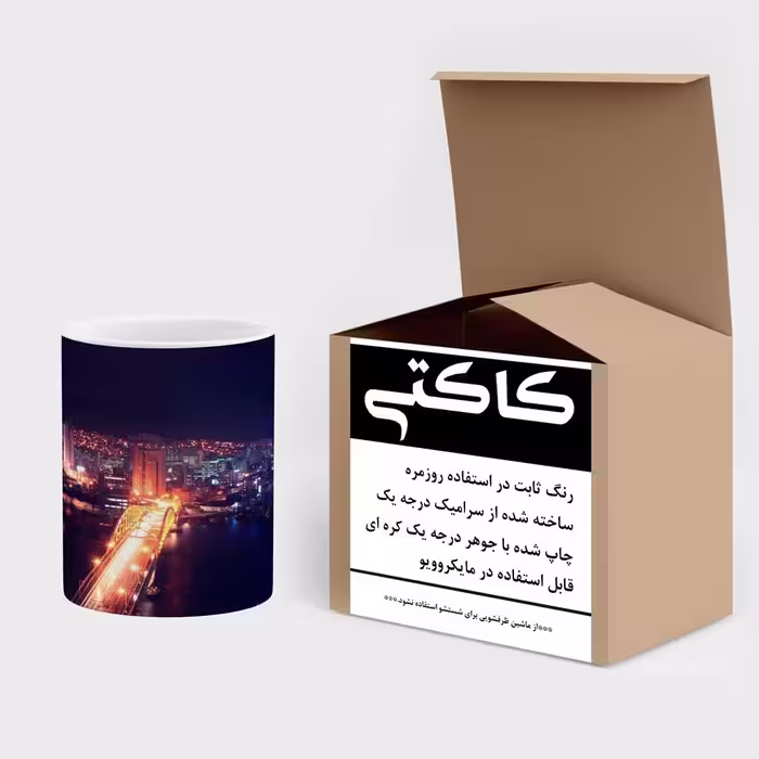 ماگ کاکتی طرح شهر مدل mgs14247