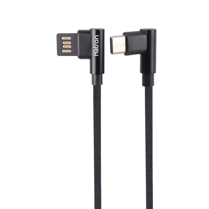 کابل تایپ سی فست شارژ Hatron HC180UC 24A 1m دو سر L
