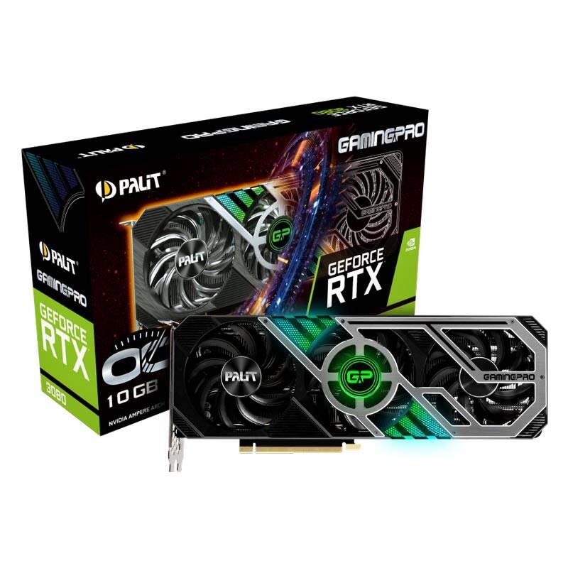 کارت گرافیک Palit GamingPro GeForce RTX3080 OC 10GB GDDR6X 320Bit