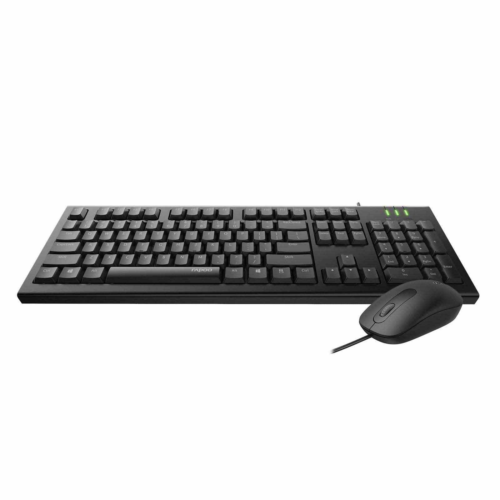 خرید کیبورد و ماوس رپو Keyboard Rapoo X120 PRO با بهترین قیمت