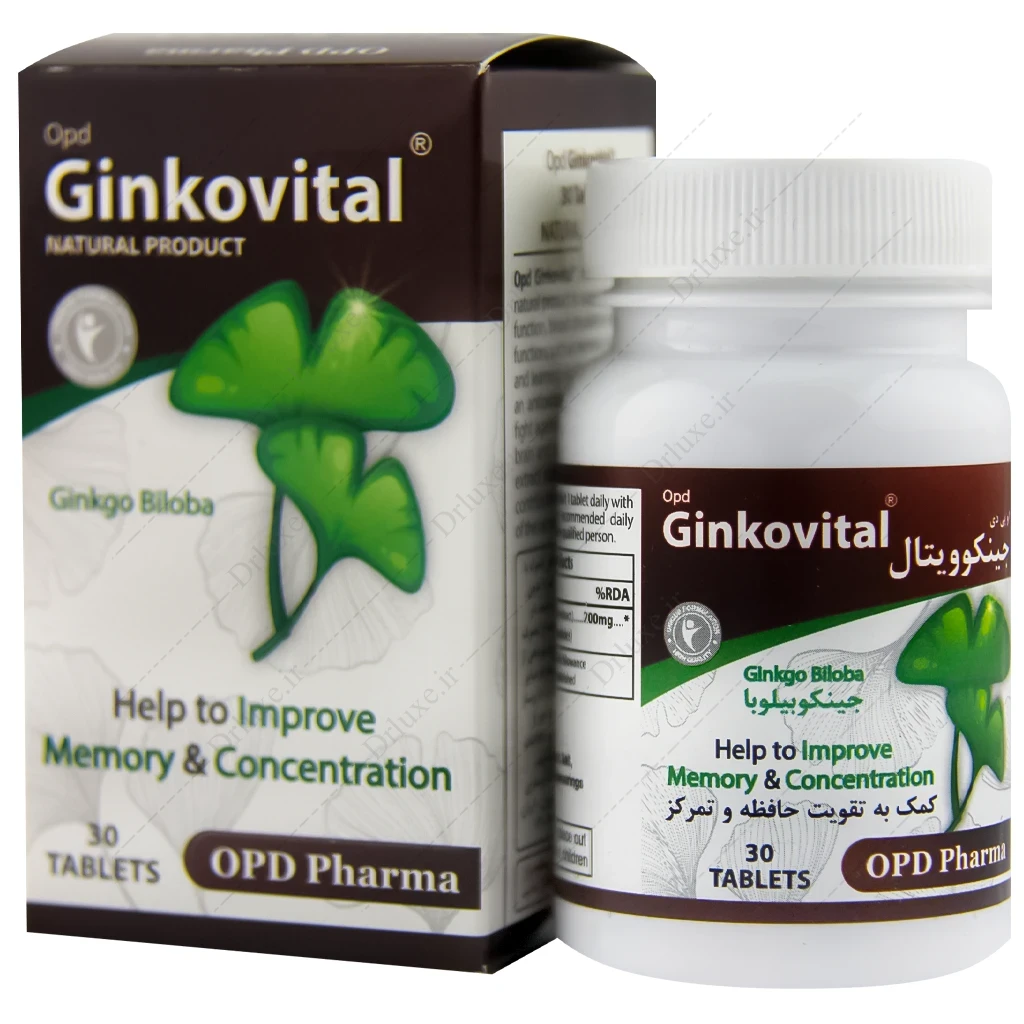 قرص جینکوویتال، قرص جینکوویتال او پی دی فارما