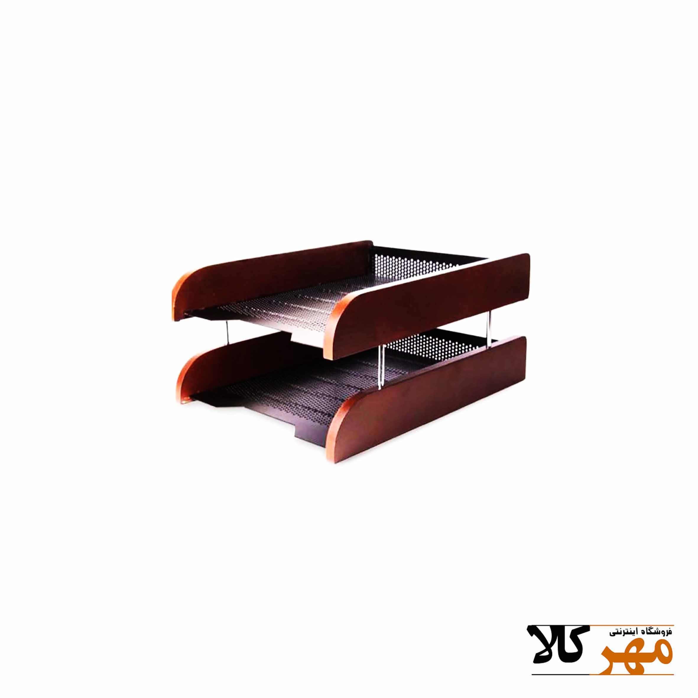 کازيه چوب فلز 2 طبقه kz-400