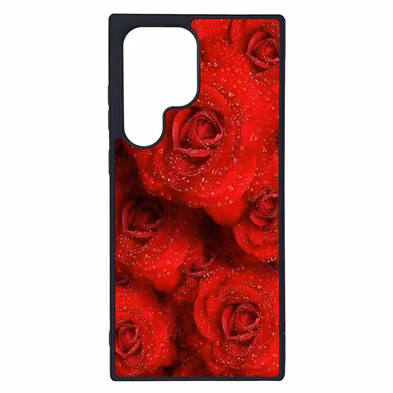 کاور طرح گل رز کد G-012 مناسب برای گوشی موبایل سامسونگ Galaxy S23 Ultra | دیجی قاب دونی