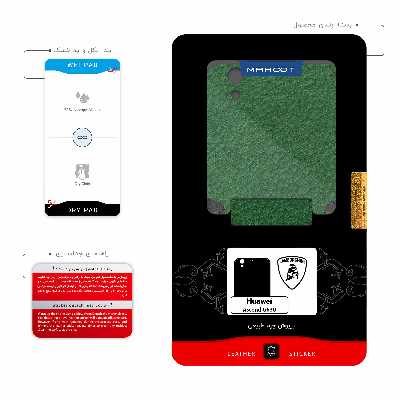 برچسب پوششی ماهوت مدل GL-LMBRGHNI مناسب برای گوشی موبایل هوآوی Ascend G630