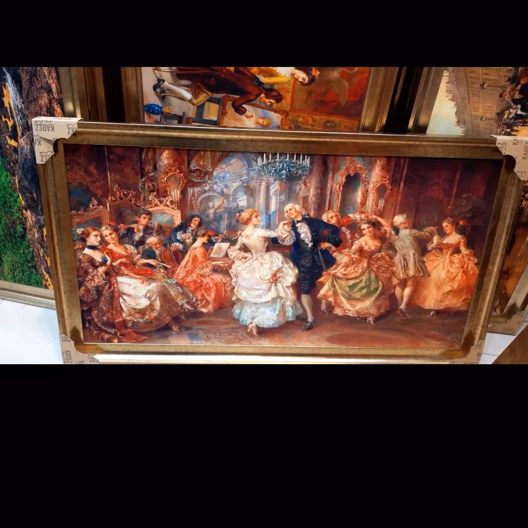 تابلو کاریز مخمل 