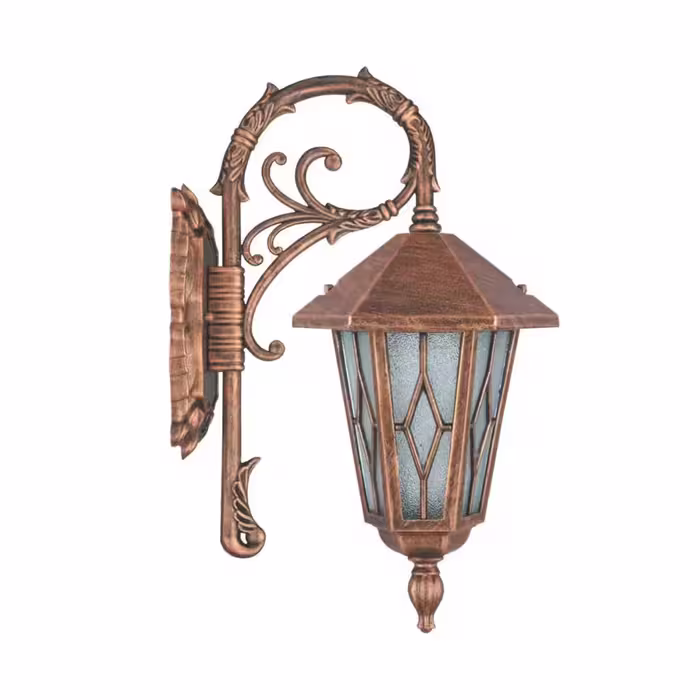 چراغ دیواری حیاطی و پارکی تکشیدفام مدل ویکتور کد 7603-15