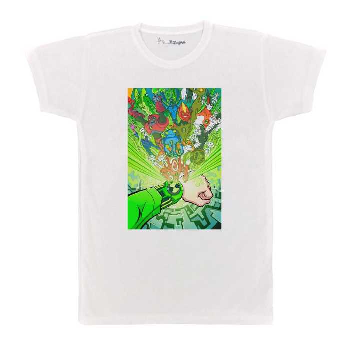 تی شرت بچگانه پرمانه طرح بن تن کد pmt.4125