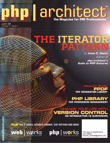 خرید و دانلود نسخه کامل کتاب php|architect (vol. 4, issue 7. July 2005)