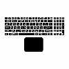 برچسب حروف فارسی کیبورد توییجین و موییجین مدل AS-01 مناسب برای لپ تاپ VivoBook X540YA