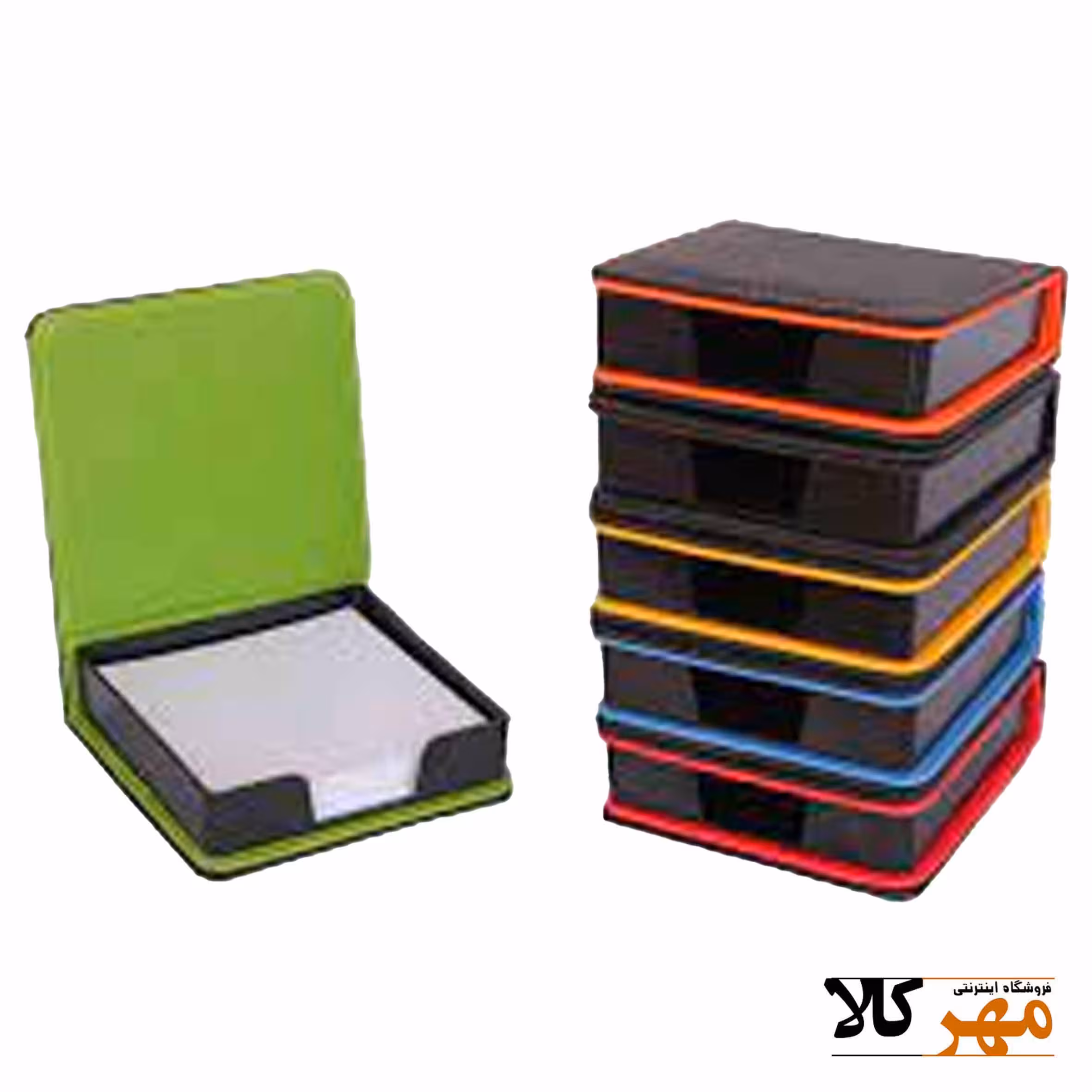 جای کاغذ 10*10 چرمی clips7606 با یدک کاغذ