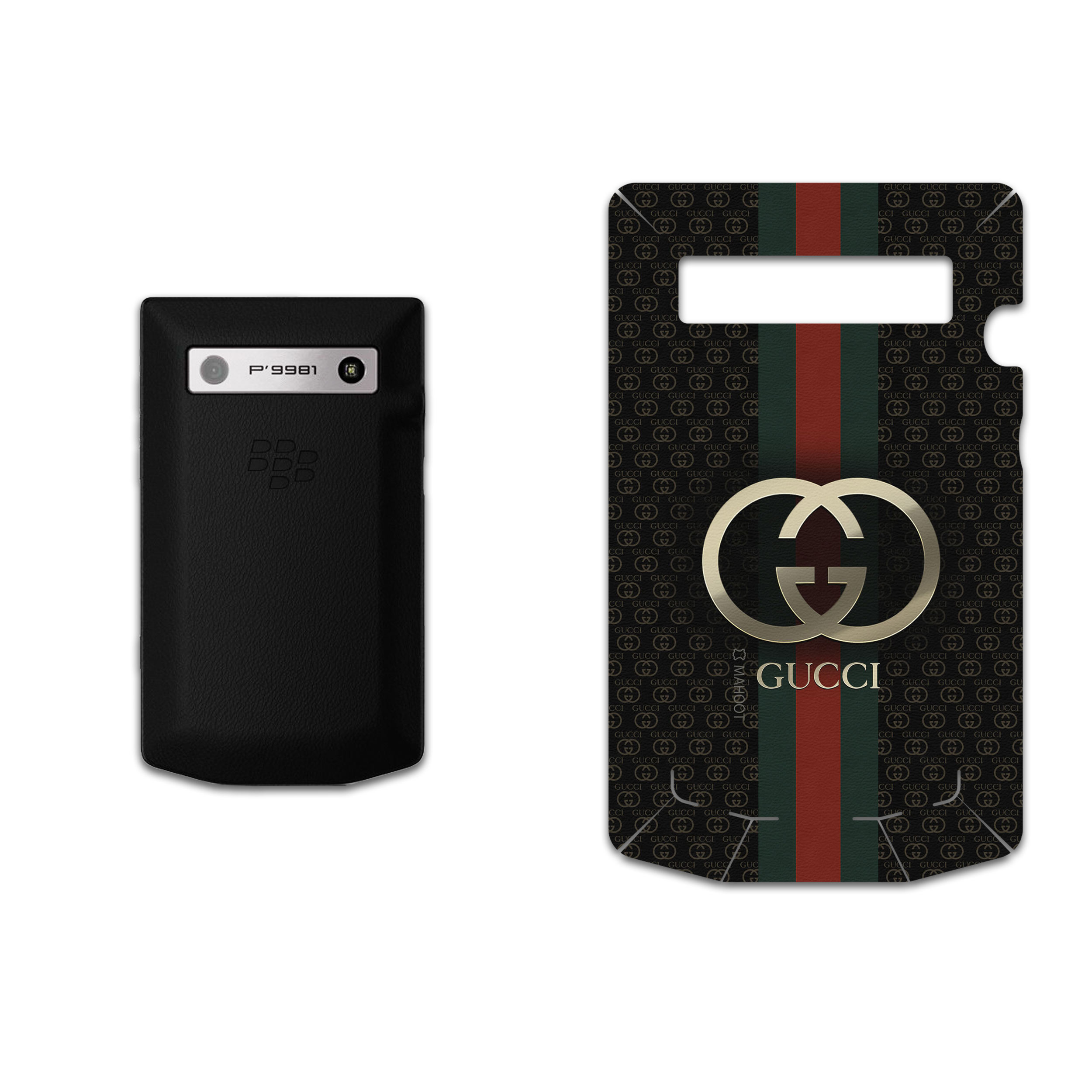برچسب پوششی ماهوت مدل GCC مناسب برای گوشی موبایل بلک بری Porsche Design P9981