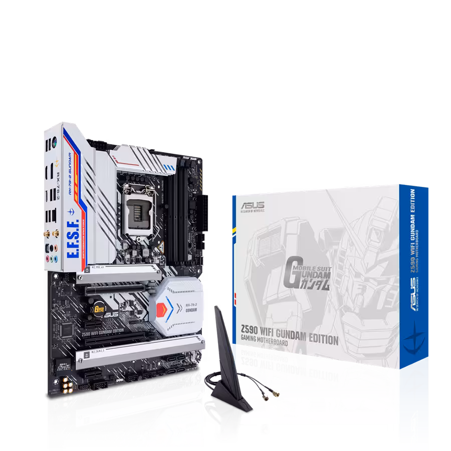 مادربرد ایسوس مدل Z590 WIFI GUNDAM EDITION سوکت 1200