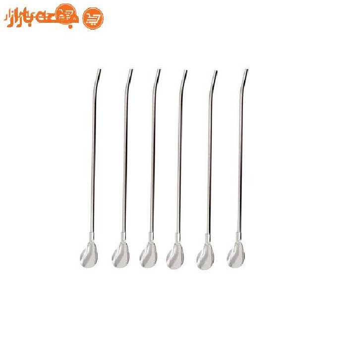 قاشق شربت خوری نی دار