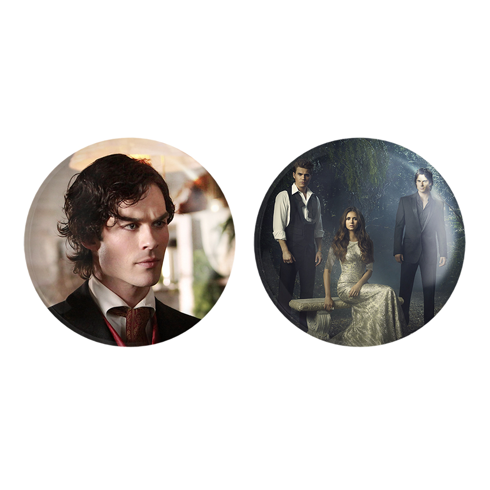 پیکسل خندالو مدل استفان و الینا و دیمون خاطرات یک خون آشام The Vampire Diaries کد 2027020266 مجموعه 2 عددی