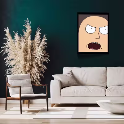 تابلو مدل Rick &amp;amp; Morty کد F-1035