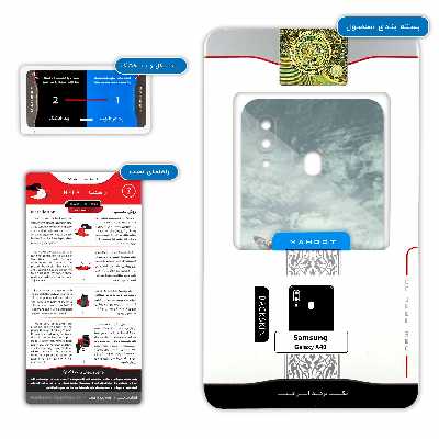 برچسب پوششی ماهوت مدل F-22 Raptor مناسب برای گوشی موبایل سامسونگ Galaxy A40