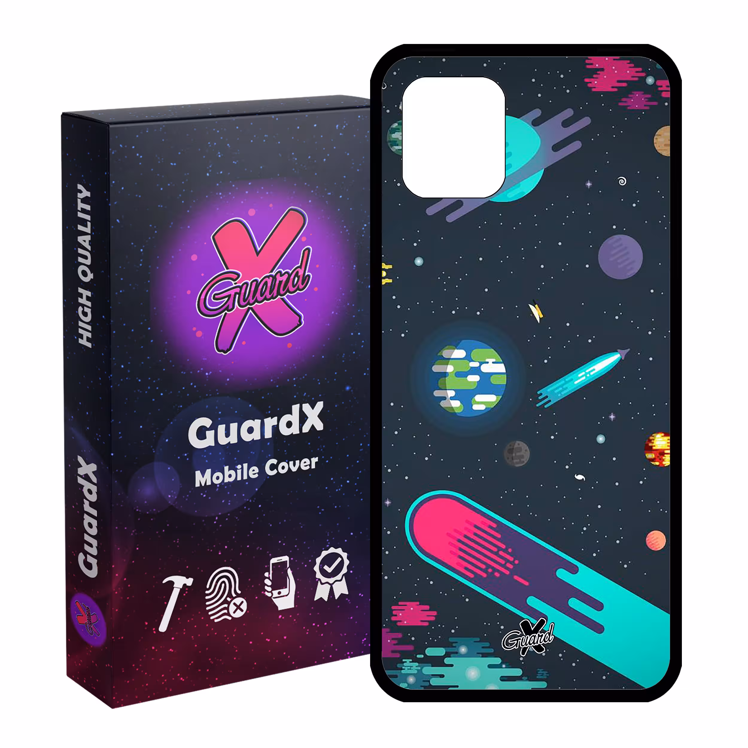 کاور گارد ایکس طرح Galaxy مدل Glass10073 مناسب برای گوشی موبایل سامسونگ Galaxy Note 10 Lite