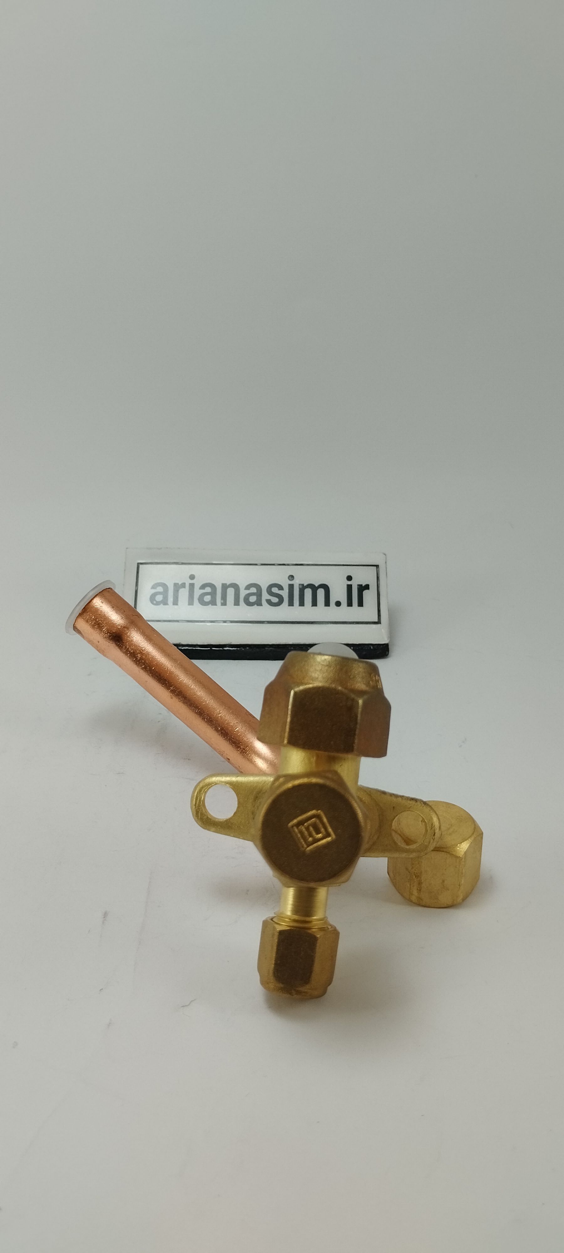 شیر سرویس کولر کله کج 45° درجه سایز 1/2 اینچ درجه یک | آریا سیتی