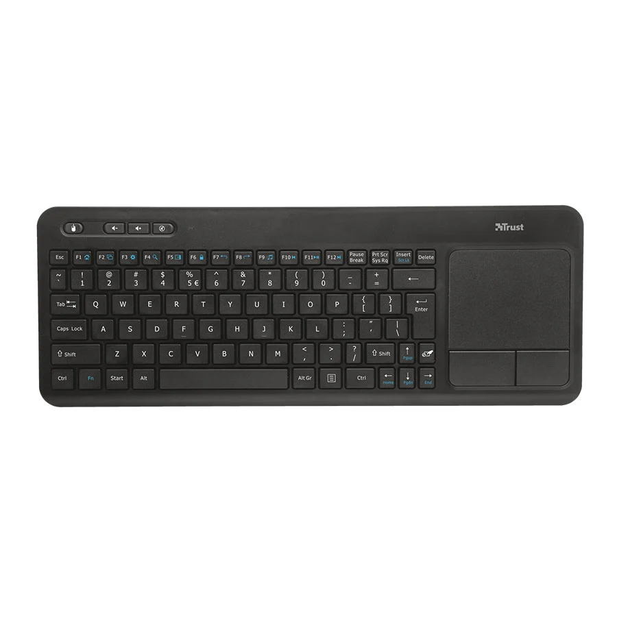 کیبورد بی‌ سیم تراست مدل Veza Wireless with Touchpad